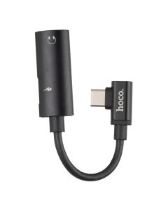 Перехідник Hoco LS19 Type-C + 3.5mm Чорний (Black)