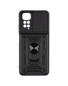 Чохол накладка для Xiaomi Redmi Note 11 Camshield Serge Ring Чорна (Black)