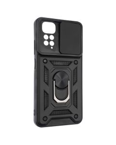 Чохол накладка для Xiaomi Redmi Note 11 Camshield Serge Ring Чорна (Black)
