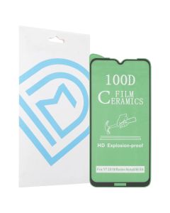 Защитное стекло для Xiaomi Redmi Note 8 DM 9D Ceramics Черное (Black)