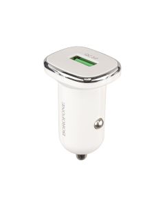 Автомобільний зарядний пристрій Borofone BZ11 Digital Display 2USB 2.1A Білий (White)