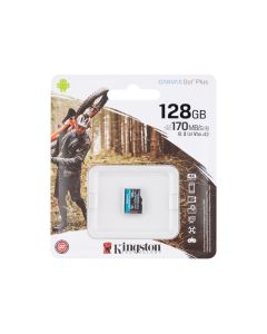 Карта памяти MicroSD Kingston Convas Go Plus 128Гб Class 10 A2