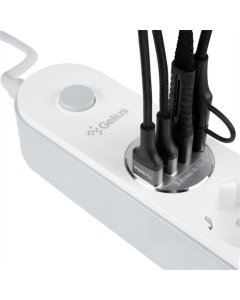 Мережевий фільтр Gelius G-Power GP-PS-001 (4 - 220V/4 USB ports 3.4A) 2м Білий (White)
