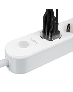 Мережевий фільтр Gelius G-Power GP-PS-001 (4 - 220V/4 USB ports 3.4A) 2м Білий (White)