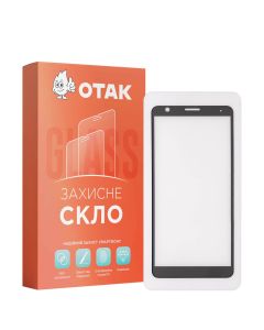 Защитное стекло для ZTE Blade A31 3D Черное (Black)