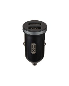 Автомобільний зарядний пристрій XO CC18 2.1A/2 USB Чорний (Black)