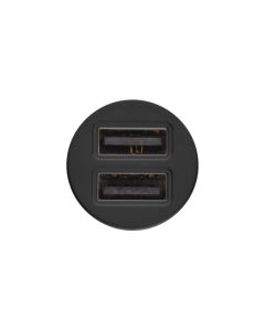 Автомобільний зарядний пристрій XO CC18 2.1A/2 USB Чорний (Black)