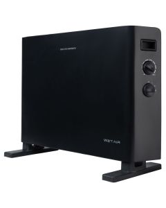Обігрівач конвекторний Wetair WCH-600EWB Чорний (Black)