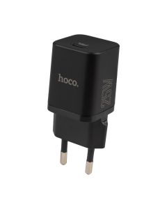 Зарядное устройство Hoco N19 Rigorous PD25W USB-C Черное (Black)