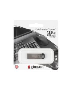 USB Флеш Kingston DT Kyson USB 3.2 128Gb Срібна (Silver)