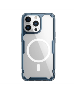 Чохол накладка для iPhone 13 Pro Nillkin Nature Pro Magnetic Синя (Blue)