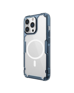 Чохол накладка для iPhone 13 Pro Nillkin Nature Pro Magnetic Синя (Blue)