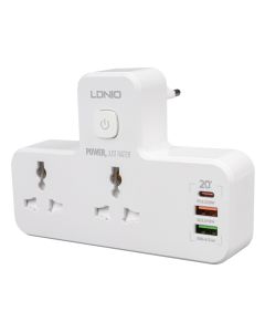 Мережевий фільтр LDNIO SC2311 2 USB + 1 Type-C Білий (White)