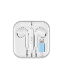 Bluetooth навушники з мікрофоном XO EP45 Lightning Білі (White)