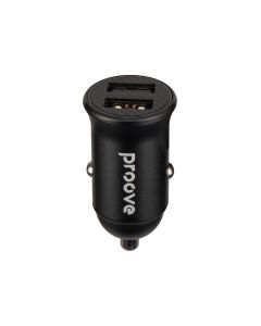 Автомобільний зарядний пристрій Proove Kely Car Charger 2USB 2.4A Чорний (Black)