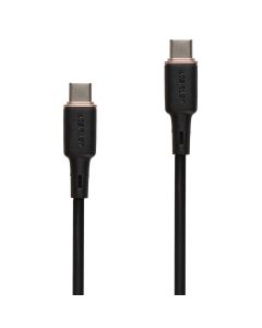 USB кабель Acefast C2-03 Type-C to Type-C 60W 1.2м Чорний (Black)