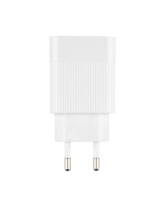 Зарядний пристрій XO L72 QC 3.0 30W (18W/1USB+2.4A/2USB) + кабель Type-C Білий (White)