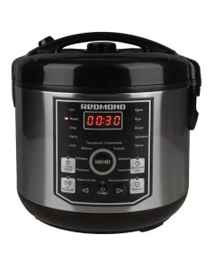 Мультиварка Redmond RMC-M05B Чорна Срібна (Black Silver)