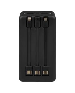 PowerBank 30000 мАг XO PR164 Аварійне освітлення 2USB+Type-C Чорний
