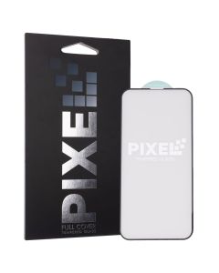 Защитное стекло для iPhone 13/13 Pro/14 Pixel 3D Черное (Black)