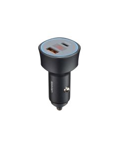 Автомобільний зарядний пристрій Usams CC146 USB-A/USB-C QC&DP3.0 95W 3A Чорний (Black)