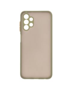 Чехол накладка для Samsung A13 4G Frame (Матовый PCTPU) MakeFuture Зеленый