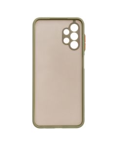 Чехол накладка для Samsung A13 4G Frame (Матовый PCTPU) MakeFuture Зеленый