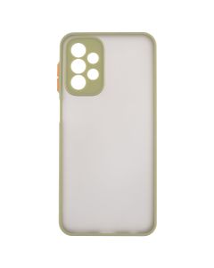 Чехол накладка для Samsung A23 Frame (Матовый PCTPU) MakeFuture Зелёный