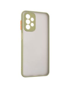 Чехол накладка для Samsung A23 Frame (Матовый PCTPU) MakeFuture Зелёный