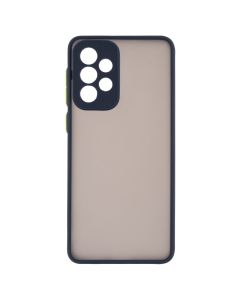 Чехол накладка для Samsung A33 Frame (Матовый PCTPU) MakeFuture Синий