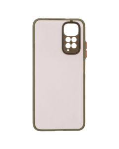 Чохол накладка для Xiaomi Redmi Note 11 Frame (Matte PCTPU) MakeFuture Зелена (Green)