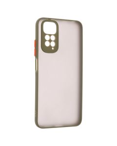 Чохол накладка для Xiaomi Redmi Note 11 Frame (Matte PCTPU) MakeFuture Зелена (Green)