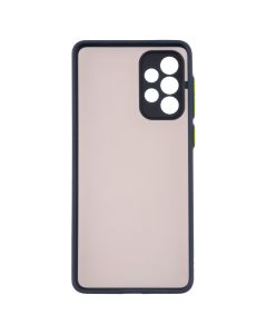 Чехол накладка для Samsung A73 Frame (Матовый PCTPU) MakeFuture Синий