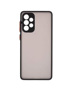 Чехол-накладка для Samsung A73 Frame (Matte PCTPU) MakeFuture Черный (Black)