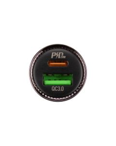 Автомобільний зарядний пристрій Hoco Z44 1USB + Type-C PD20W + QC3.0 Чорний (Black)