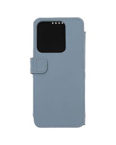 Чохол кейс для TECNO Spark 8C Status Case Магніт Блакитний (Blue)