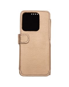 Чохол кейс для TECNO Spark 8C Status Case Магніт Золотий (Gold)