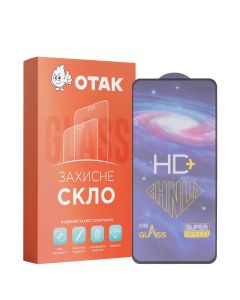 Защитное стекло для Oppo A72 3D Черное (Black) KP