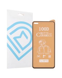 Защитное стекло для Huawei P40 2020 Ceramic Matte Черное (Black)