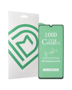 Захисне скло для Samsung A41 DM Ceramic Чорне (Black)