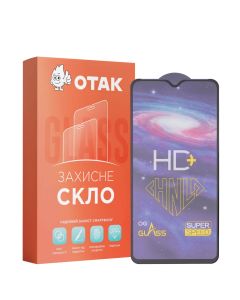 Защитное стекло для Vivo Y1S 3D Черное (Black) KP