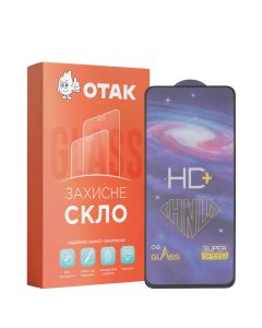 Защитное стекло для Xiaomi Poco M2 Pro 3D Черное (Black) KP