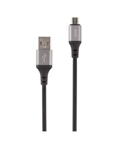 USB-кабель Hoco X86 Spear Silicone Micro-USB Черный (Black)