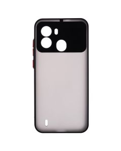 Чохол накладка для TECNO POP 6 2022 Avenger Matte Чорна (Black)