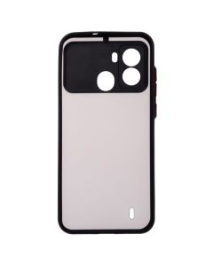 Чохол накладка для TECNO POP 6 2022 Avenger Matte Чорна (Black)