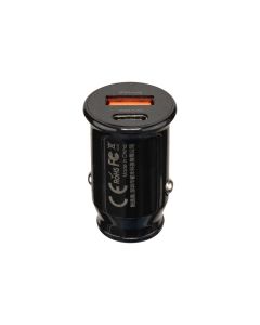 Автомобільний зарядний пристрій Remax RCC-231 1USB 30W + PD30W Чорний (Black)