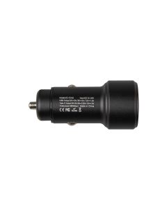 Автомобільний зарядний пристрій XO CC42 1USB + Type-C QC18W + PD20W Чорний (Black)