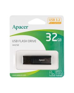 USB Флеш Apacer AH25B (USB 3.1) 32Гб Чёрная (Black)