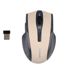 Миша Defender Accura MM-665 Бездротова Сіра (Grey)