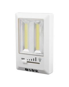 Ліхтарик S-link SL-8700 Регульоване Нічне Світло з батарейками AAAx3 Білий